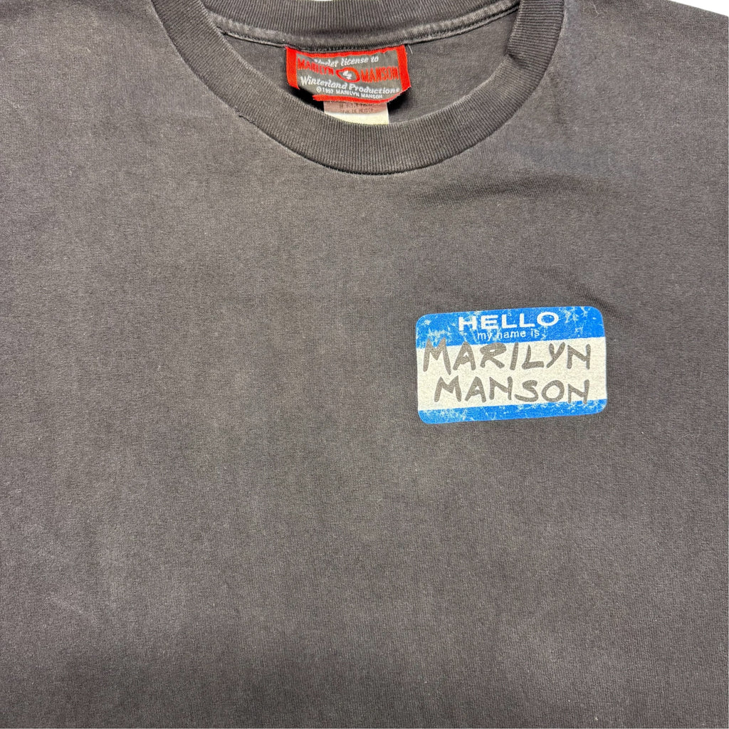 1990s Marilyn Manson “Name Tag”