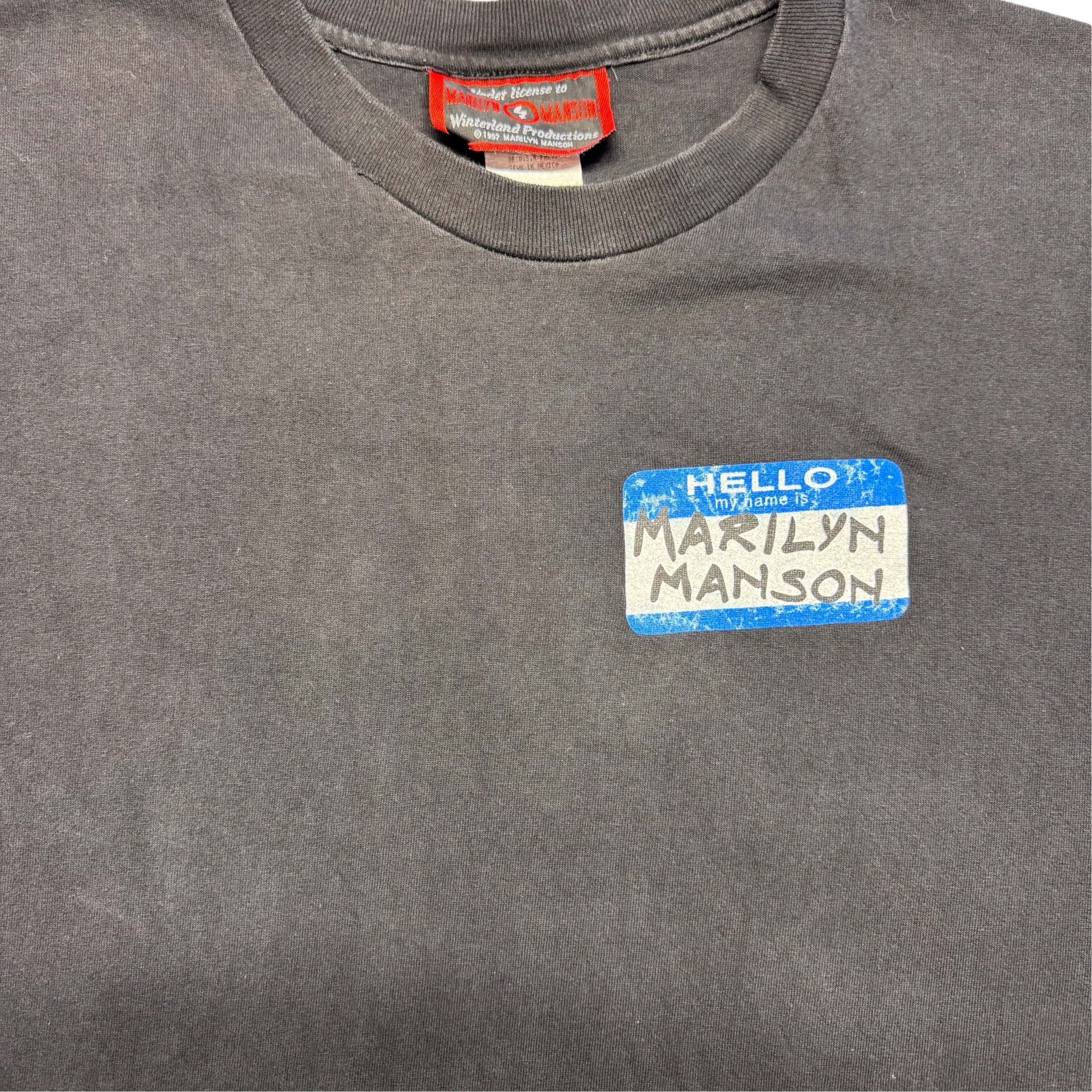 1990s Marilyn Manson “Name Tag”